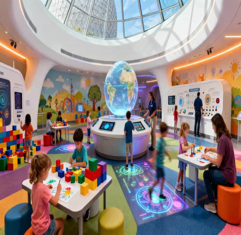 Family fun at Epcot, Kidcot and ImageWorks for creative play