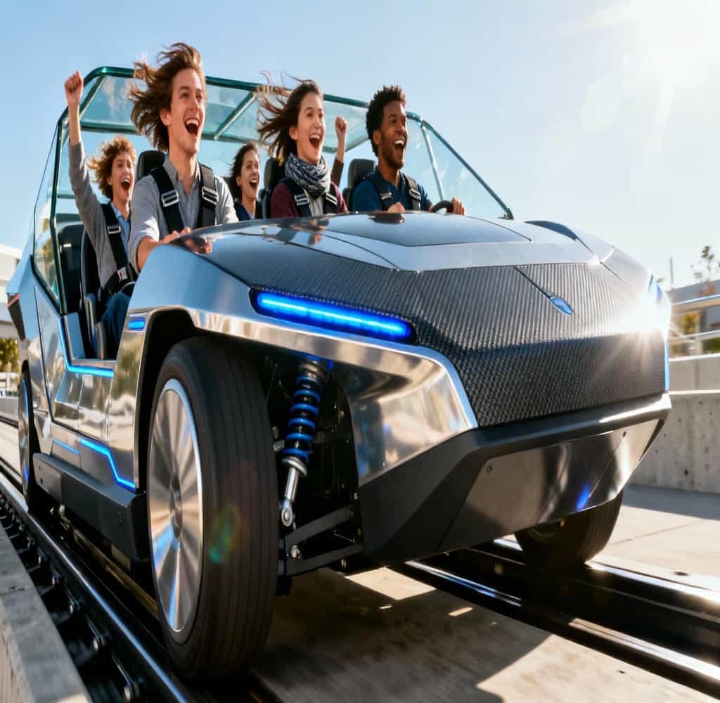 Test Track 3.0 Epcot attraction 2025, futuristic ride